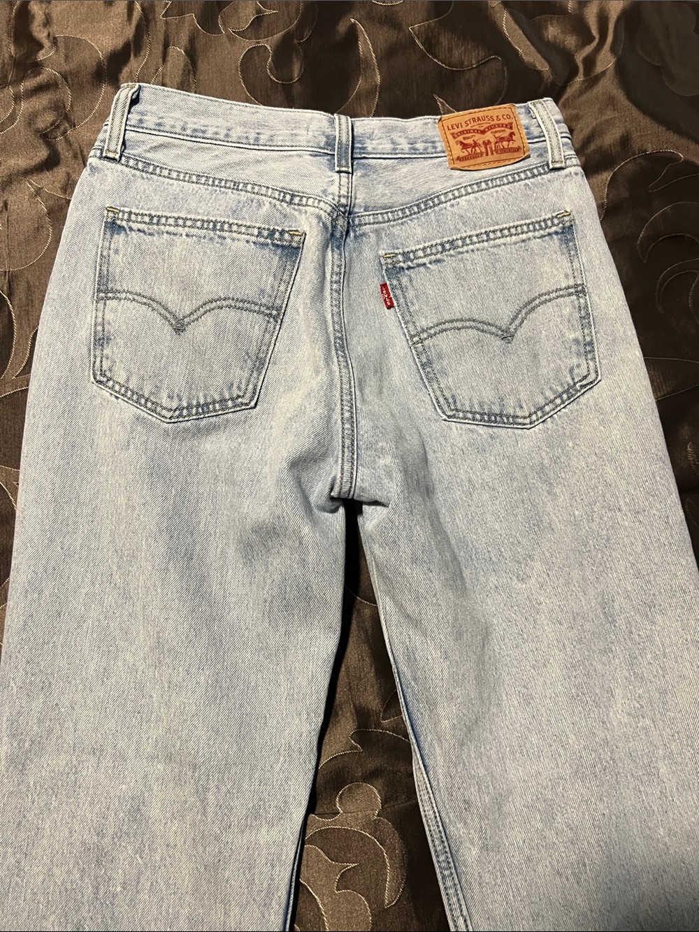 Levi's Light Blue Straight Leg Jeans